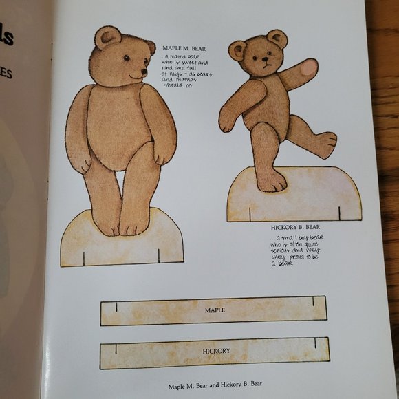 Vintage Teddy Bear Paper Dolls by Crystal Collins - Picture 6 of 16